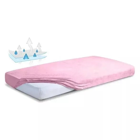 Paklodė Frotte neperšlampama su guma 60 Pink