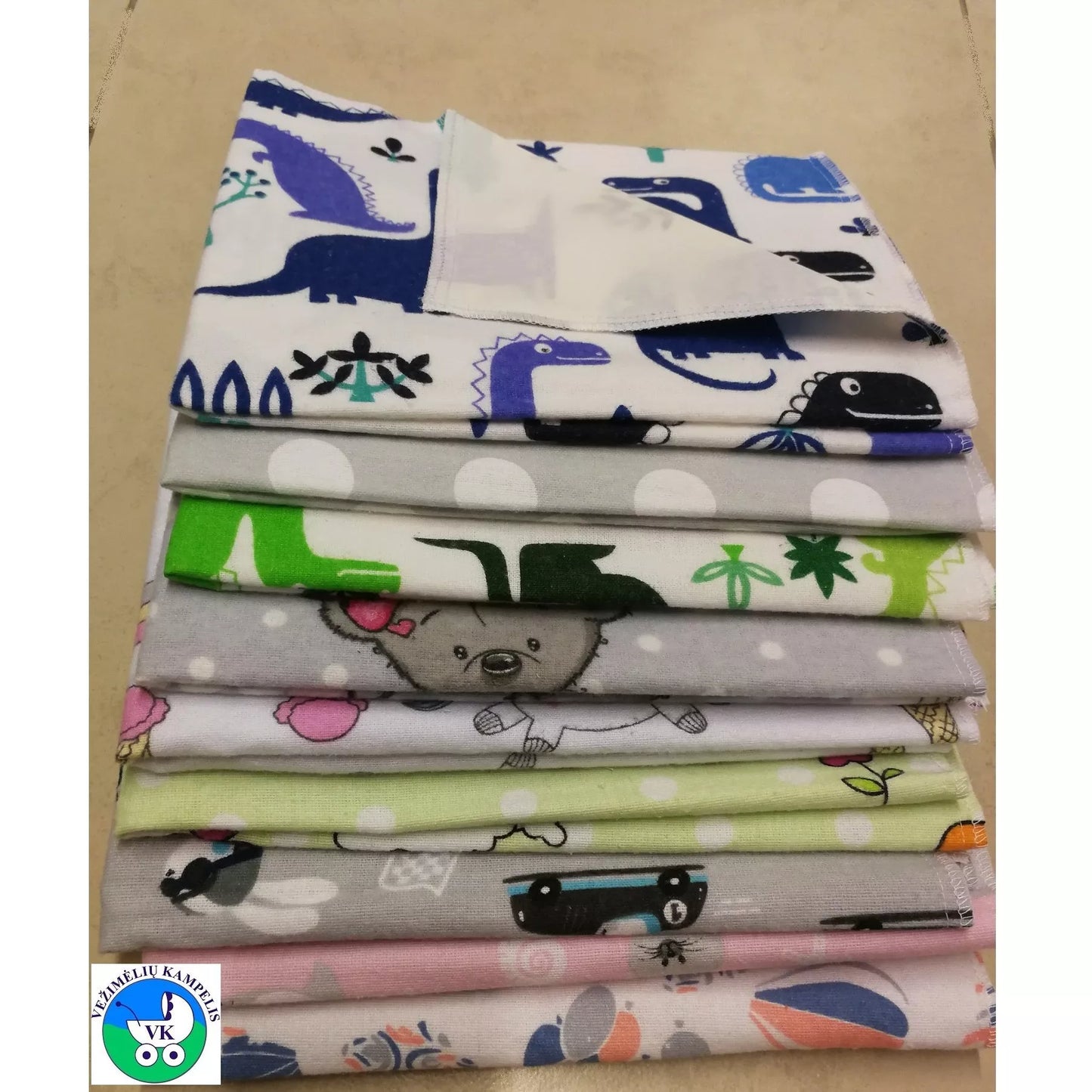 Paklotas neperšlampamas flanelinis