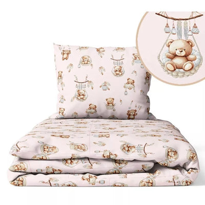 Pataliukai 6 dalių Ankras TEDDY BEARS in BASKETS Pink