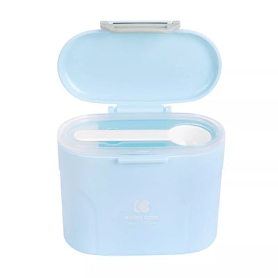 Pieno miltelių indas su dozavimo šaukšteliu, 160g, Blue