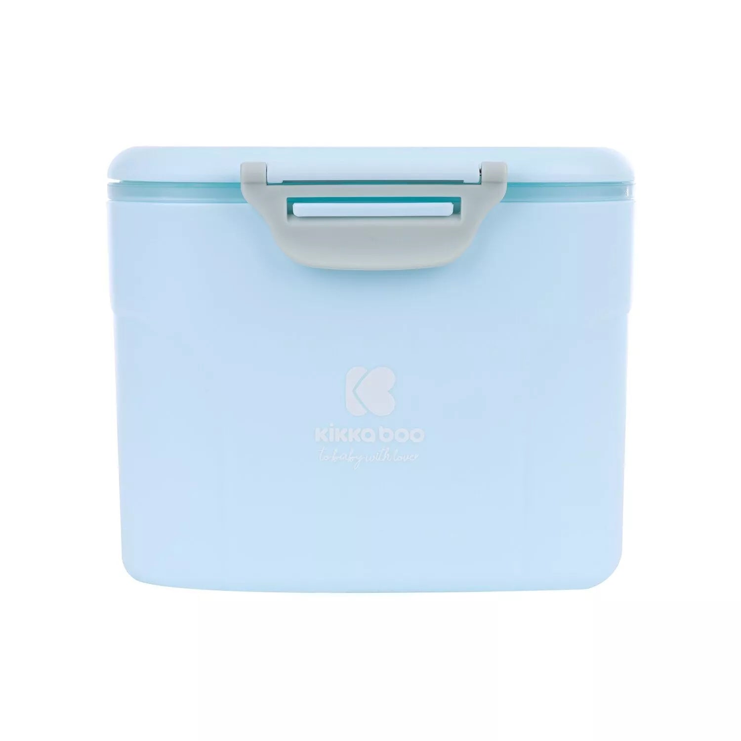 Pieno miltelių indas su dozavimo šaukšteliu, 160g, Blue