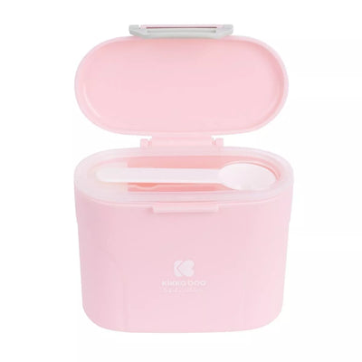 Pieno miltelių indas su dozavimo šaukšteliu, 160g, Pink