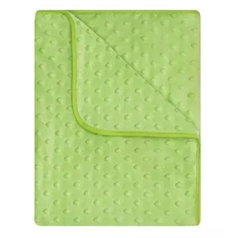 Pledas dvipusis DuetBaby MINKY+MINKY 80x90 cm Green