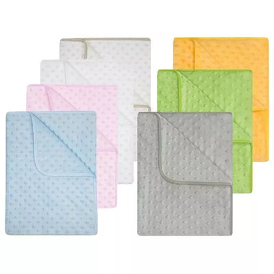 Pledas dvipusis DuetBaby MINKY+MINKY 80x90 cm Green