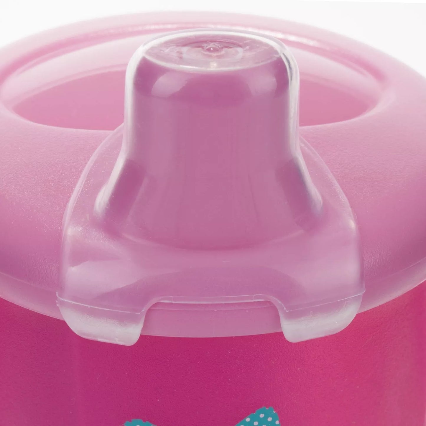 Puodelis neišsiliejantis su rankenomis Canpol TOYS 31/200 Pink