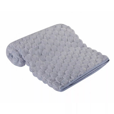 Rankšluostis FROTTE su gobtuvu + pledukas MINKI Grey Duck