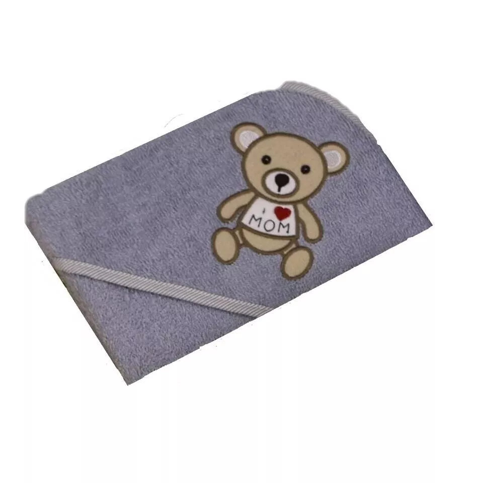 Rankšluostis kūdikiui su gobtuvu BEAR