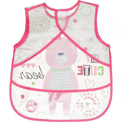 Seilinukas-prijuostė su kišene Canpol 9/236 Pink