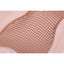 Sulankstoma kūdikio vonelė su termometru ir silikoniniu gultuku BATH&CARE Dark Pink