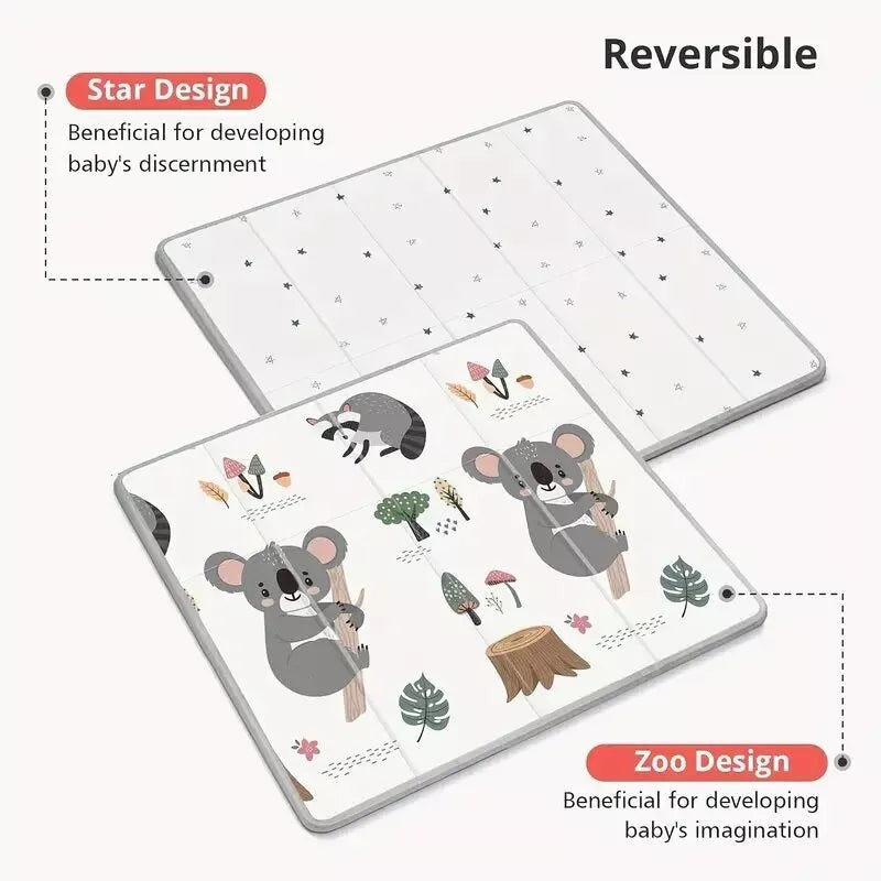Sulankstomas, dvipusis putplasčio kilimėlis KOALA