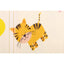 Sulankstomas, dvipusis putplasčio kilimėlis NUMBERS & GIRAFFE