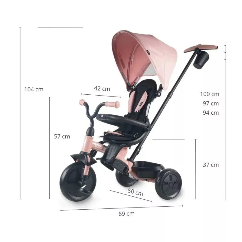 Triratukas QPlay 6in1 ELITE PLATINUM Pink