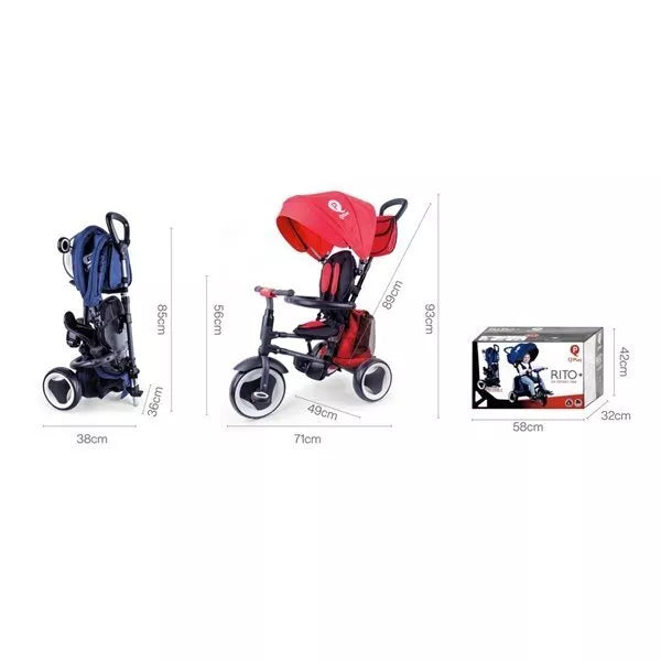 Triratukas QPlay RITO PLUS Grey