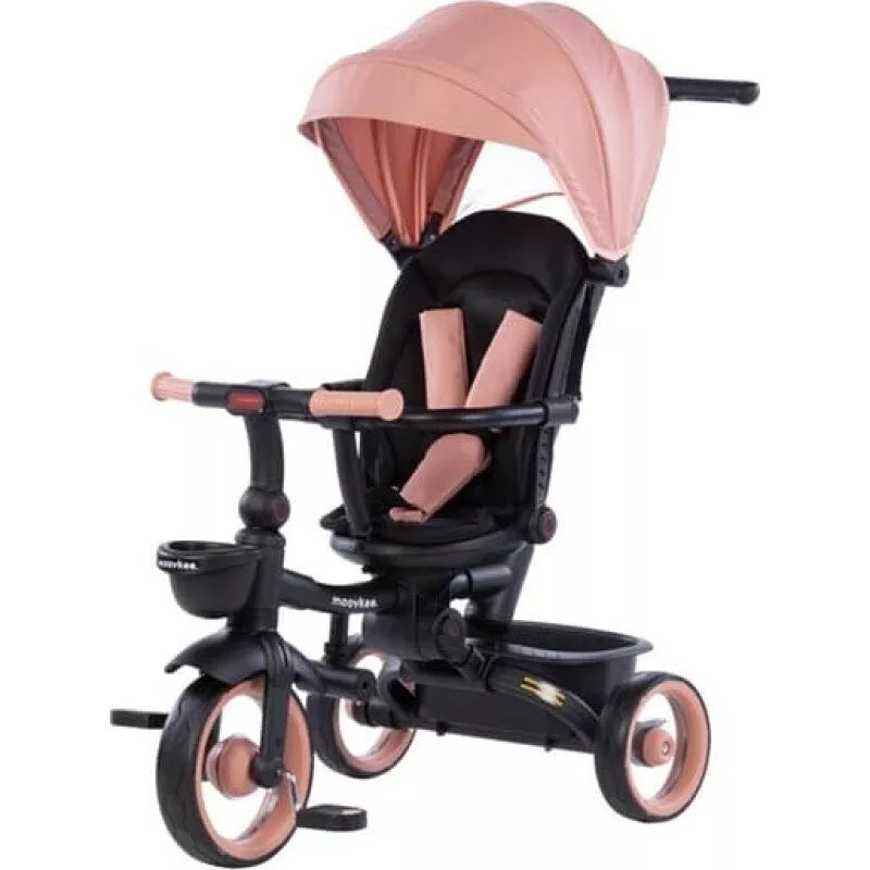 Triratukas sulankstomas  LIAM Peach Pink