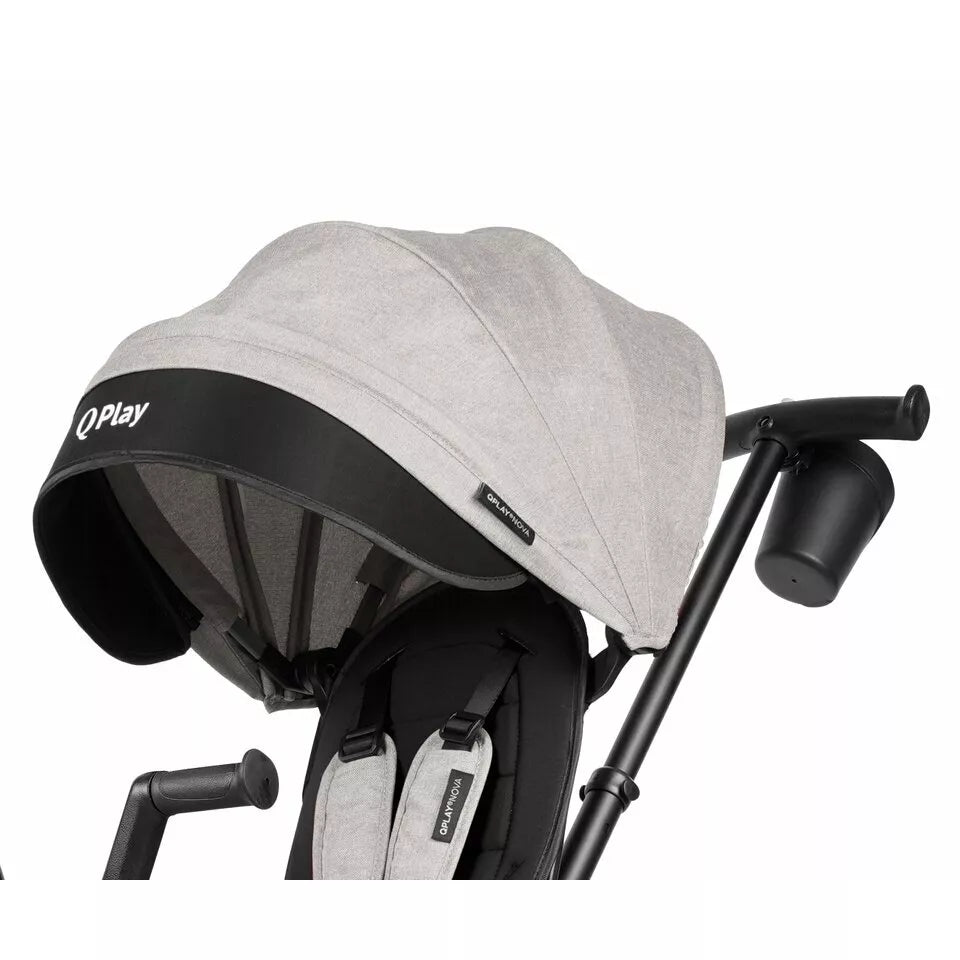 Triratukas sulankstomas  QPlay NOVA NIELLO Grey