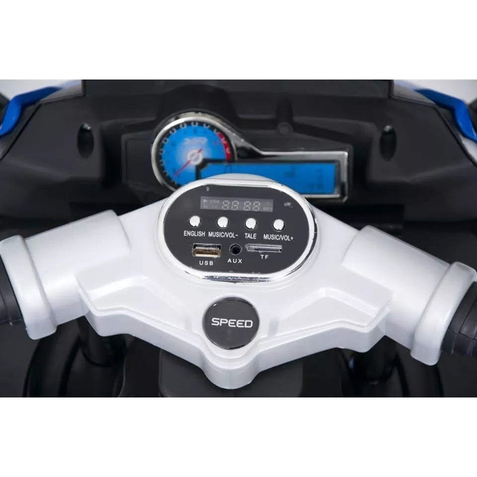 Vaikiškas elektrinis motociklas 01200ST-6V, Blue