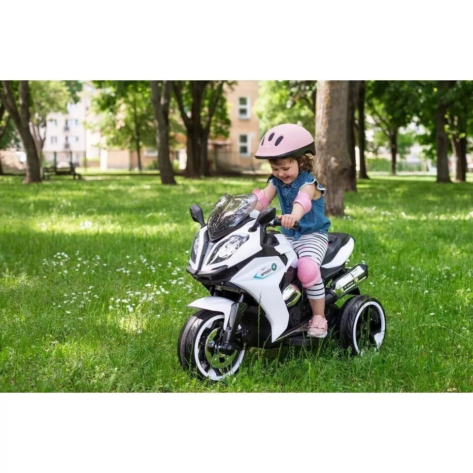 Vaikiškas elektrinis motociklas 01200ST-6V, White