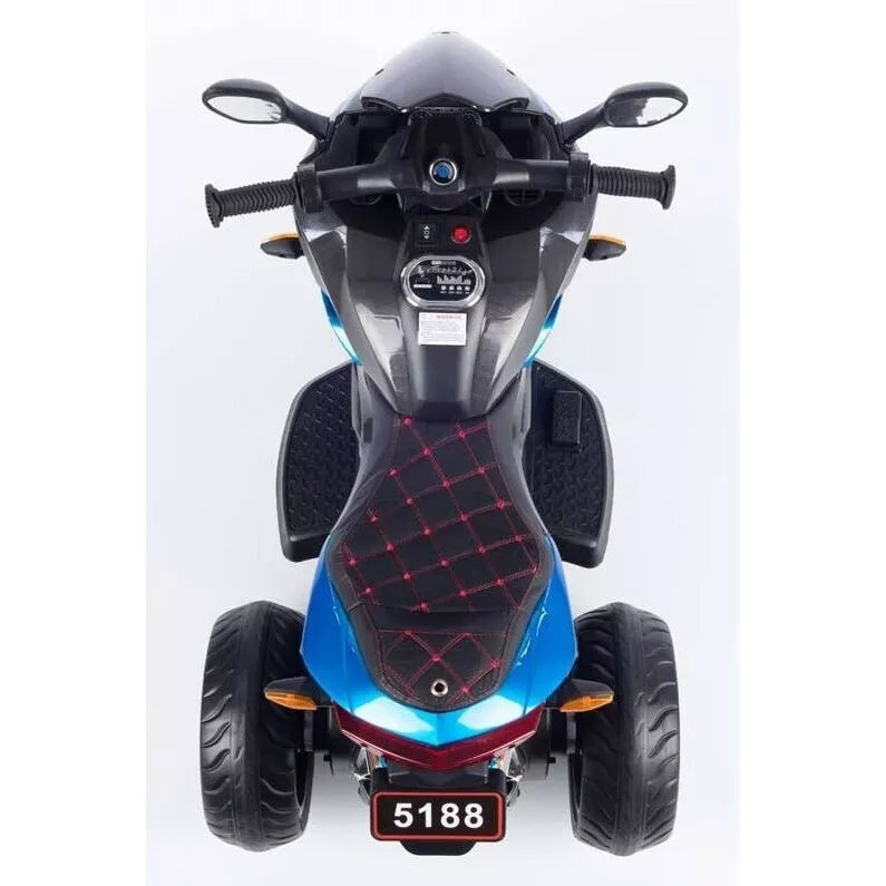 Vaikiškas elektrinis motociklas T1500-12V-EVA -Lakuotas, Blue