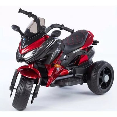 Vaikiškas elektrinis motociklas T1500-12V-EVA -Lakuotas, Red