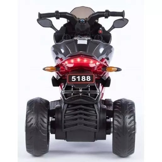 Vaikiškas elektrinis motociklas T1500-12V-EVA -Lakuotas, Red