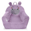 Vaikiškas fotelis Velvet HIPPO Purple