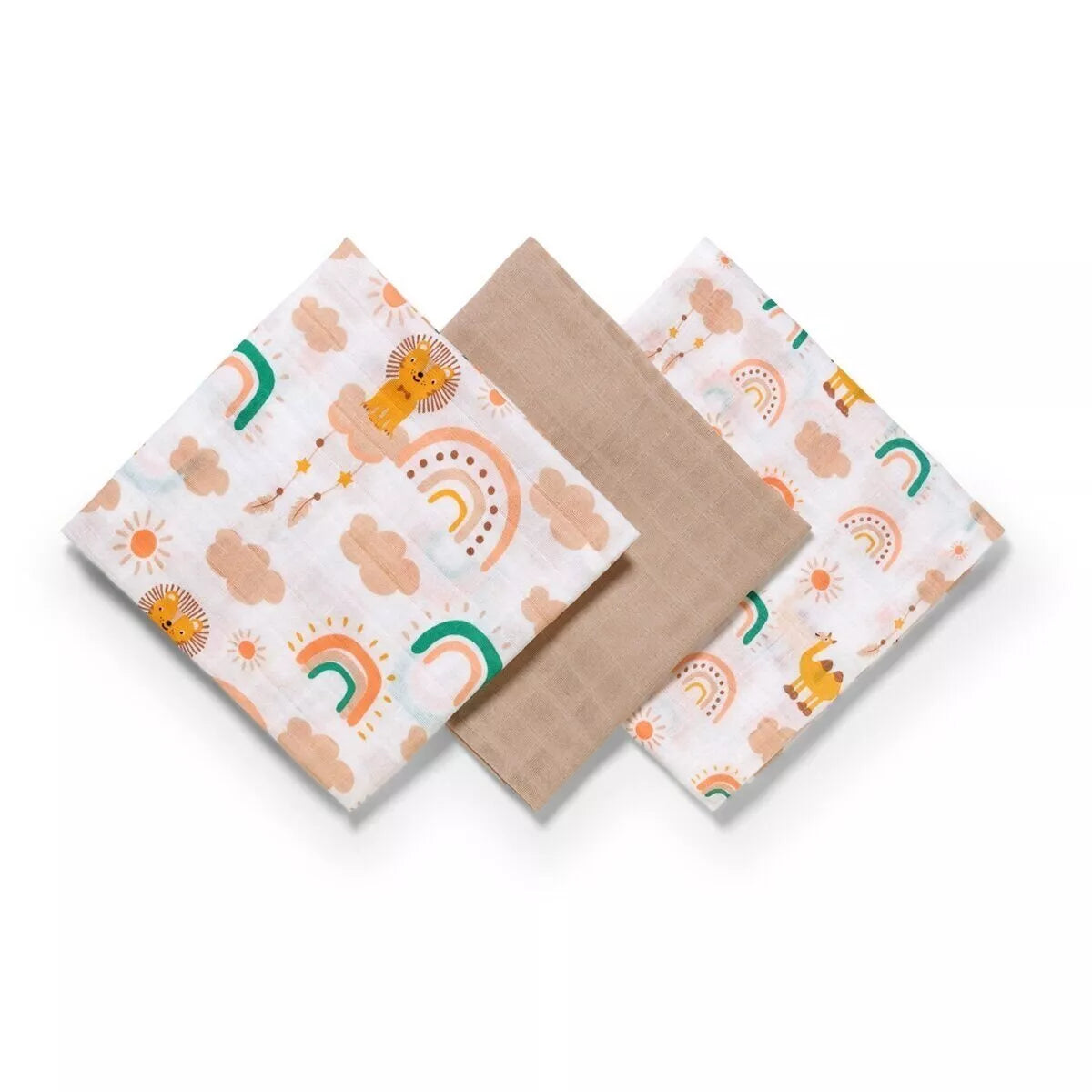 Vystyklai MUSLIN BabyOno 348/08-3 vnt