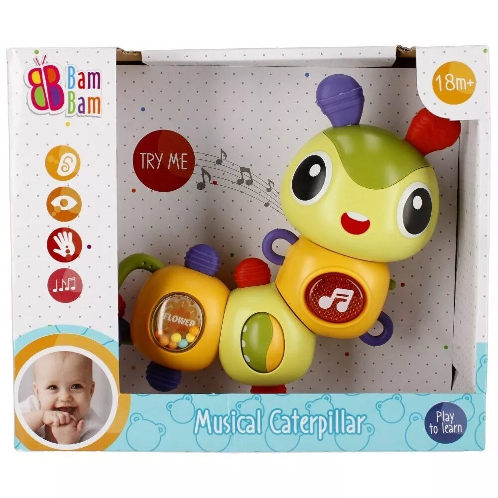 Interaktyvus žaislas BamBam MUSICAL CATERPILLAR