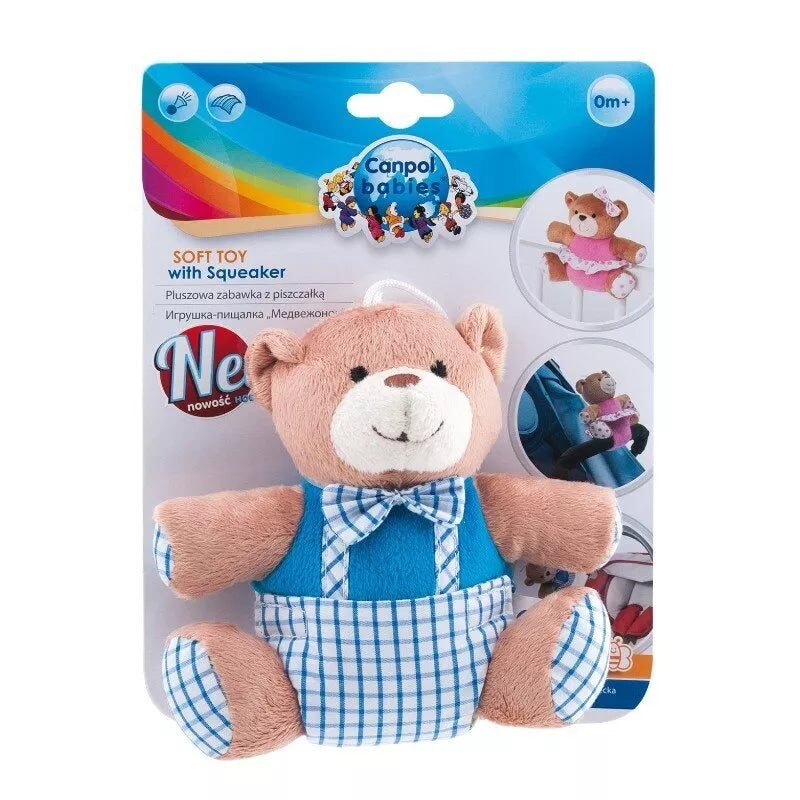 Žaislas pliušinis su garsu Canpol FRIEND BEAR