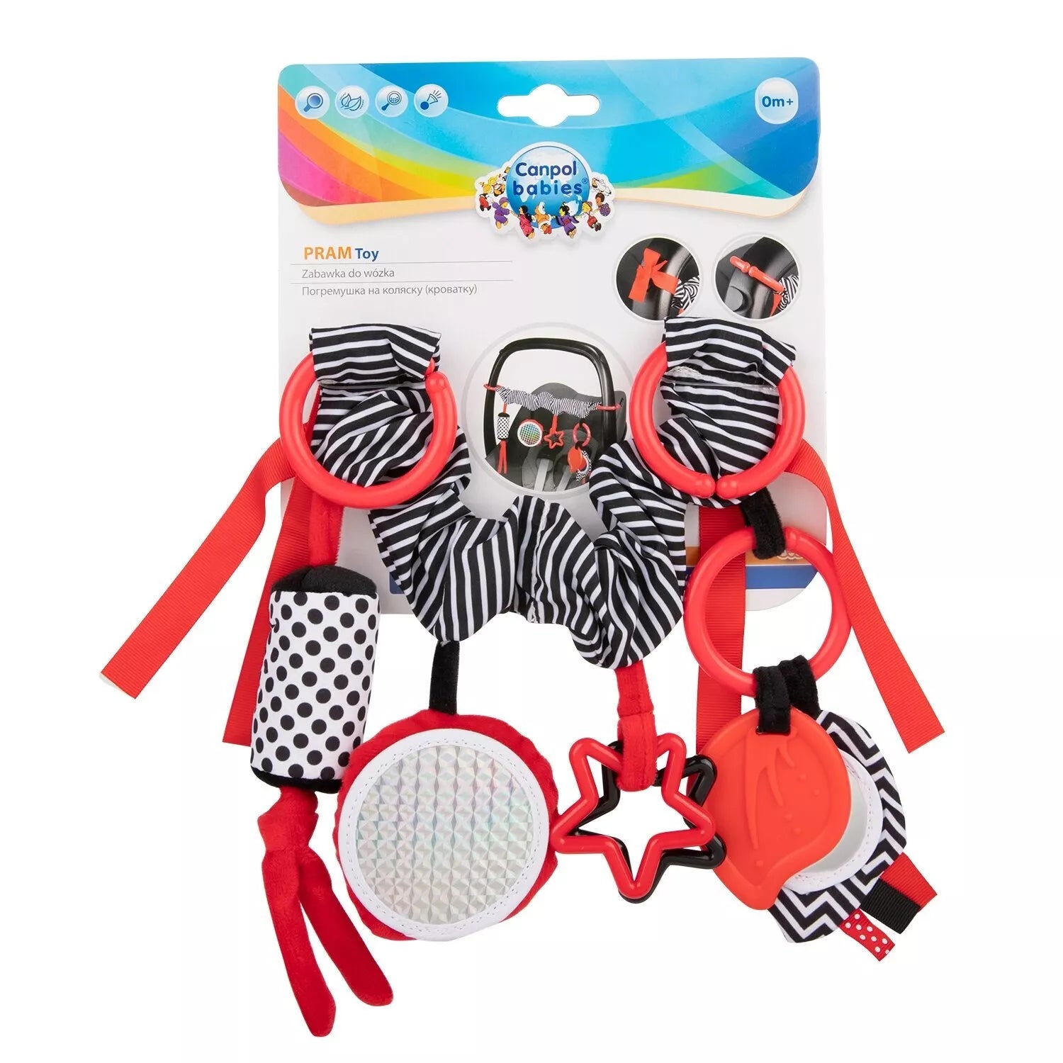 Žaislas prie vežimėlio Canpol SENSORY TOYS 68/071