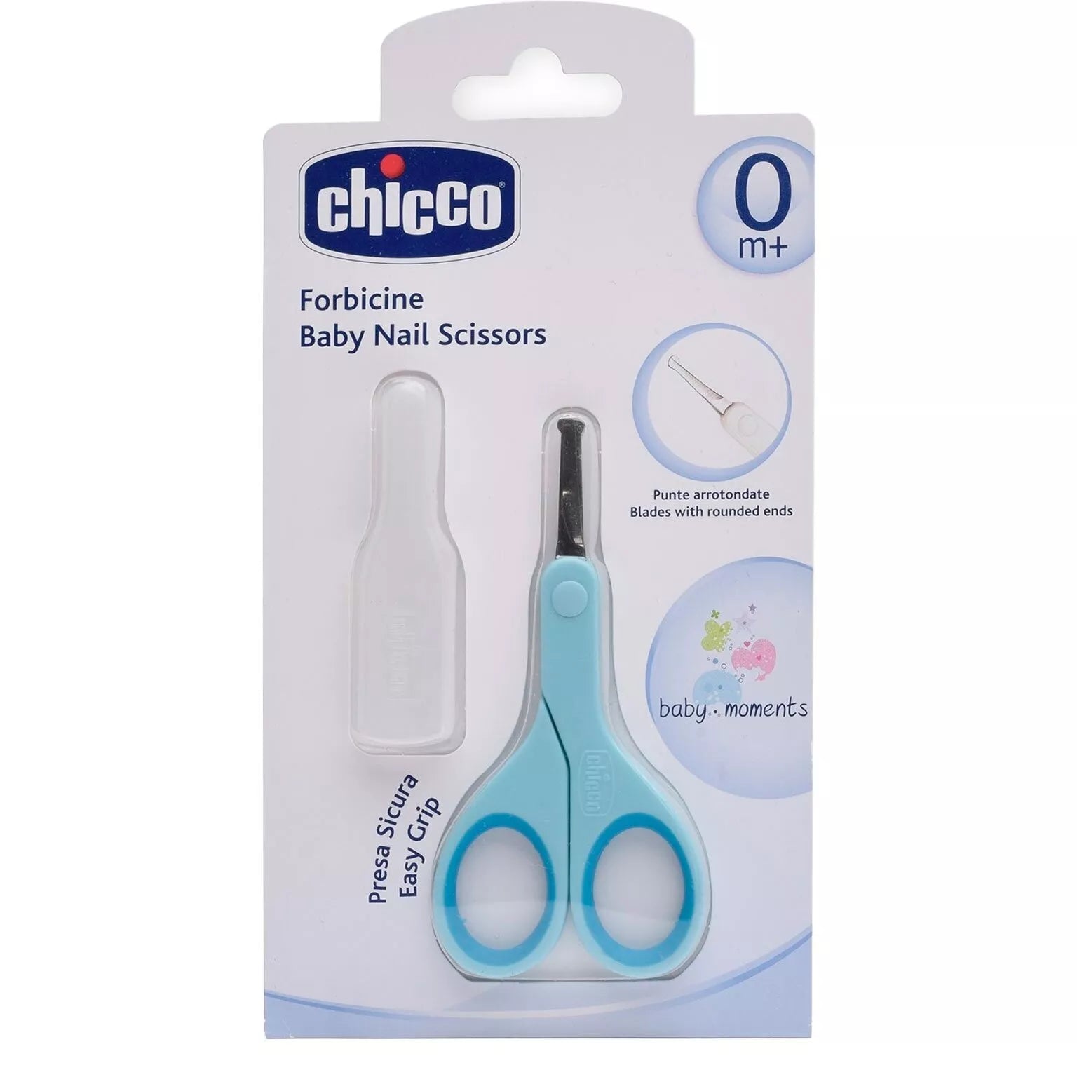 Žirklutės  naujagimiams Chicco Blue
